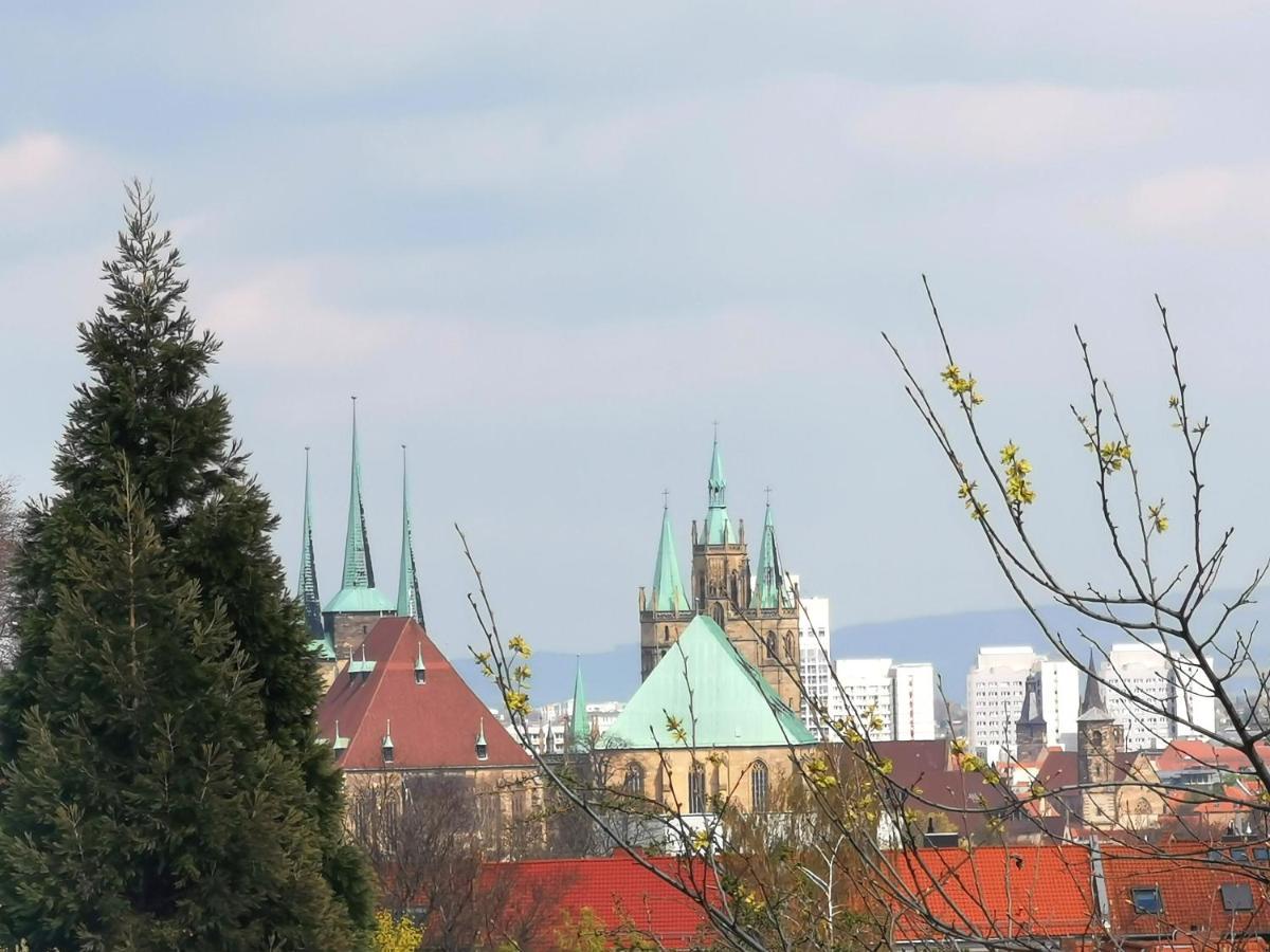 Bohnapartments Ega Stadtblick - Garten - Wlan - Naehe Theater Ega Und Messe Erfurt Luaran gambar